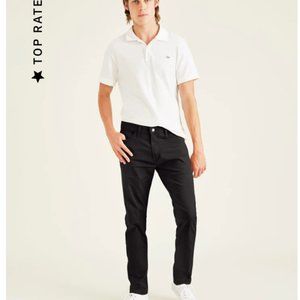 Dockers Jean Cut Pants, Slim Fit, Black 32x30